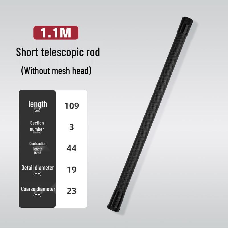 Ultra-Light Carbon Fiber Telescopic Fishing Net Pole - Short Handle, Ultra-Hard Design for Big Fish
Ultra-Light Carbon Fiber Telescopic Fishing Net Pole - Short Handle, Ultra-Hard Design for Big Fish