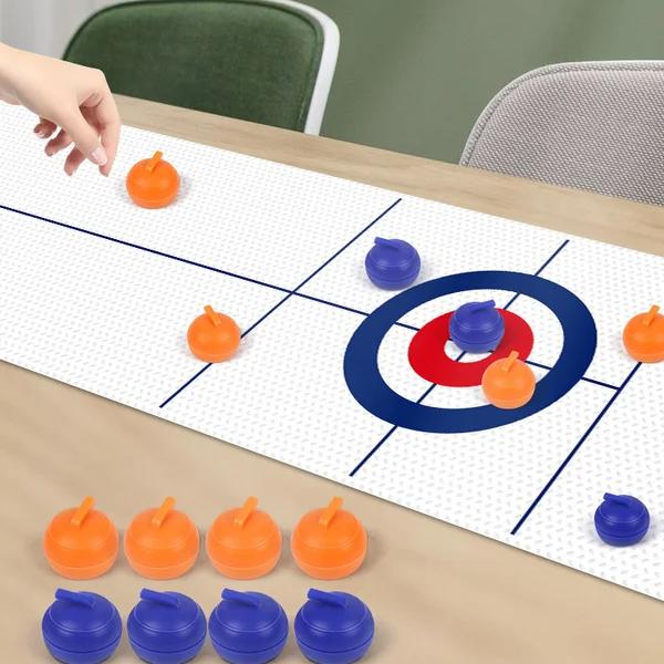 Family Fun Board Games for Kids & Adults: Tabletop Curling Game with 8 Rollers & Shuffleboard Pucks 1set
Family Fun Board Games for Kids & Adults: Tabletop Curling Game with 8 Rollers & Shuffleboard Pucks 1set