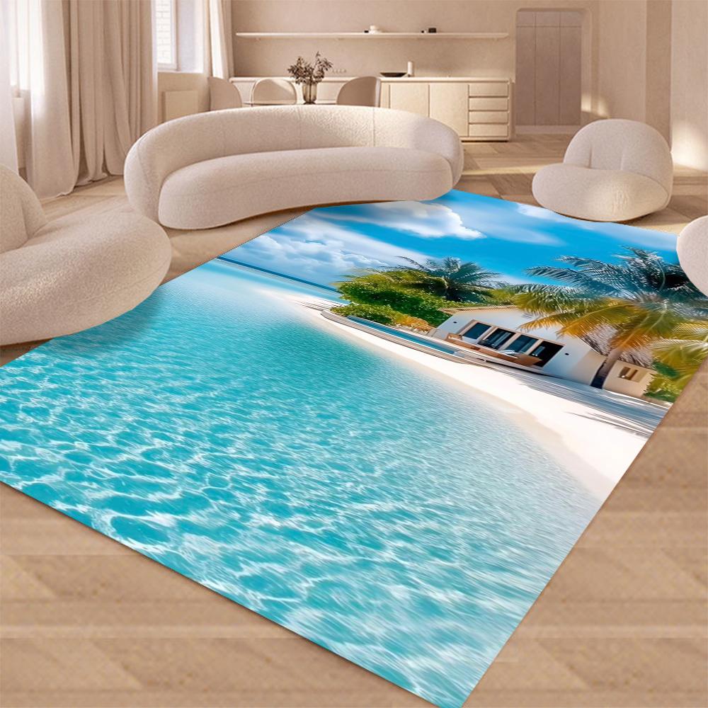 Tropical Beach Sunset Carpet Mat Rug Palm Tree Starfish Effect Non-Slip Durable Home Decoration Living Room Bedroom Floor Mat 40x60cm
Tropical Beach Sunset Carpet Mat Rug Palm Tree Starfish Effect Non-Slip Durable Home Decoration Living Room Bedroom Floor Mat 40x60cm