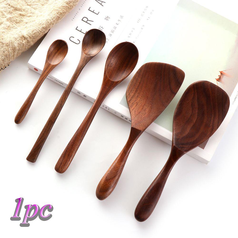 Flatware Soup Desserts Condiment Rice Shovel Spoon Coffee Spoons Honey Tea Scoops Black Walnut 1 
Flatware Soup Desserts Condiment Rice Shovel Spoon Coffee Spoons Honey Tea Scoops Black Walnut 1