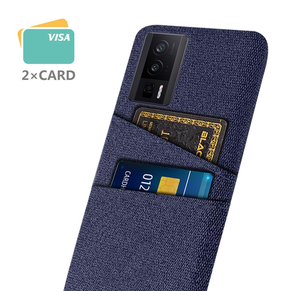 For Xiaomi Poco F5 Pro 5G/Redmi K60 Pro 5G/K60 5G Hard PC+Cloth Phone Case Protective Cover with 2 Card Slots Blue
For Xiaomi Poco F5 Pro 5G/Redmi K60 Pro 5G/K60 5G Hard PC+Cloth Phone Case Protective Cover with 2 Card Slots Blue