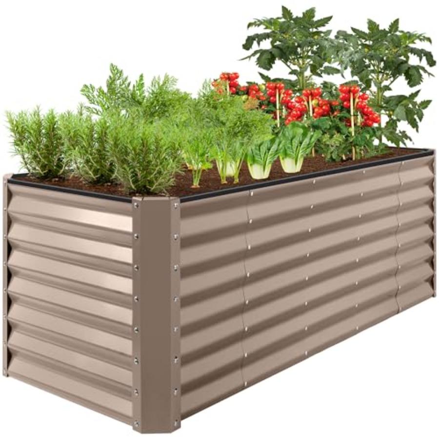 8x2x2ft Outdoor Metal Raised Garden Bed Rectangular Deep Root Planter Box for Vegetables Flowers Herbs and Succulents w/ 239 Ga United States
8x2x2ft Outdoor Metal Raised Garden Bed Rectangular Deep Root Planter Box for Vegetables Flowers Herbs and Succulents w/ 239 Ga United States