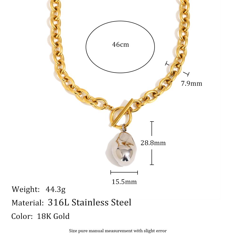 MamacitaSlay 316L Stainless Steel Irregular Pendant Necklace Bracelet Earring Set For Women s Charm Waterproof Jewelry Set Gift
MamacitaSlay 316L Stainless Steel Irregular Pendant Necklace Bracelet Earring Set For Women s Charm Waterproof Jewelry Set Gift