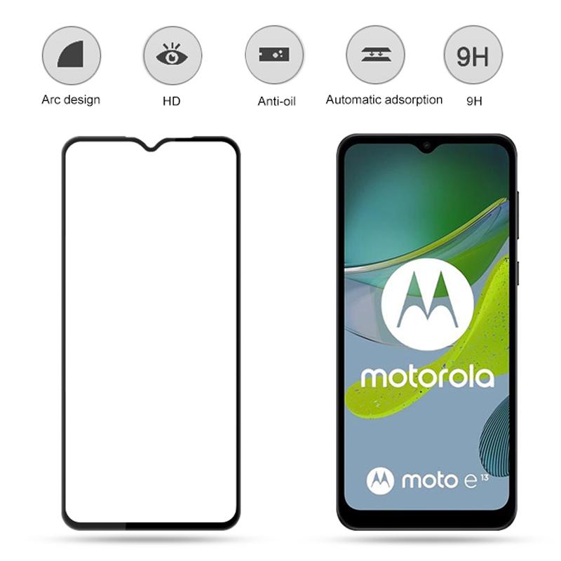 MOCOLO Для Motorola Moto E13 4G (2023) Загартоване скло на весь екран, вторинне загартування, шовковий друк, противибухова плівка Black
MOCOLO Для Motorola Moto E13 4G (2023) Загартоване скло на весь екран, вторинне загартування, шовковий друк, противибухова плівка Black