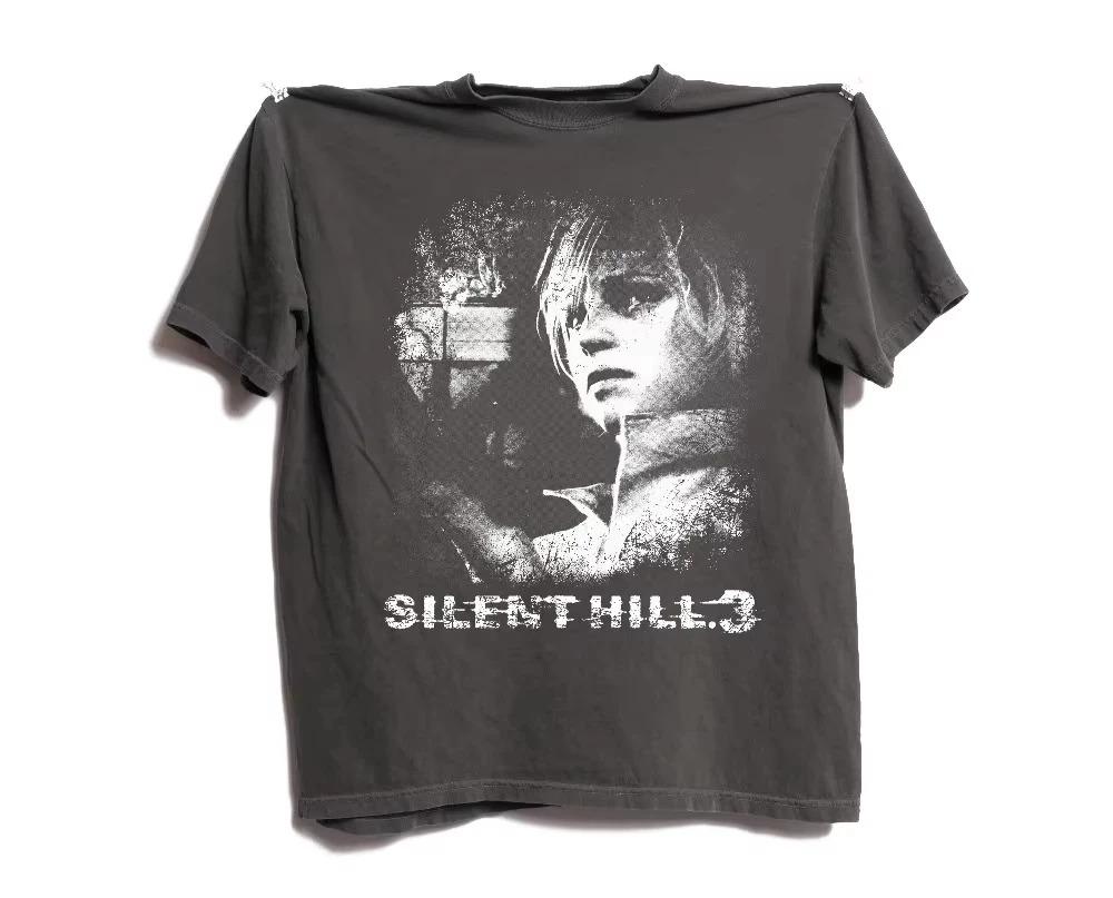 Silent Hill 3 Гезер Мейсон Вінтажний Потертий Графічний Чорний Футболка з Халфтоном | Вуличний Одяг для Фанатів Жахів L бежевий
Silent Hill 3 Гезер Мейсон Вінтажний Потертий Графічний Чорний Футболка з Халфтоном | Вуличний Одяг для Фанатів Жахів L бежевий
