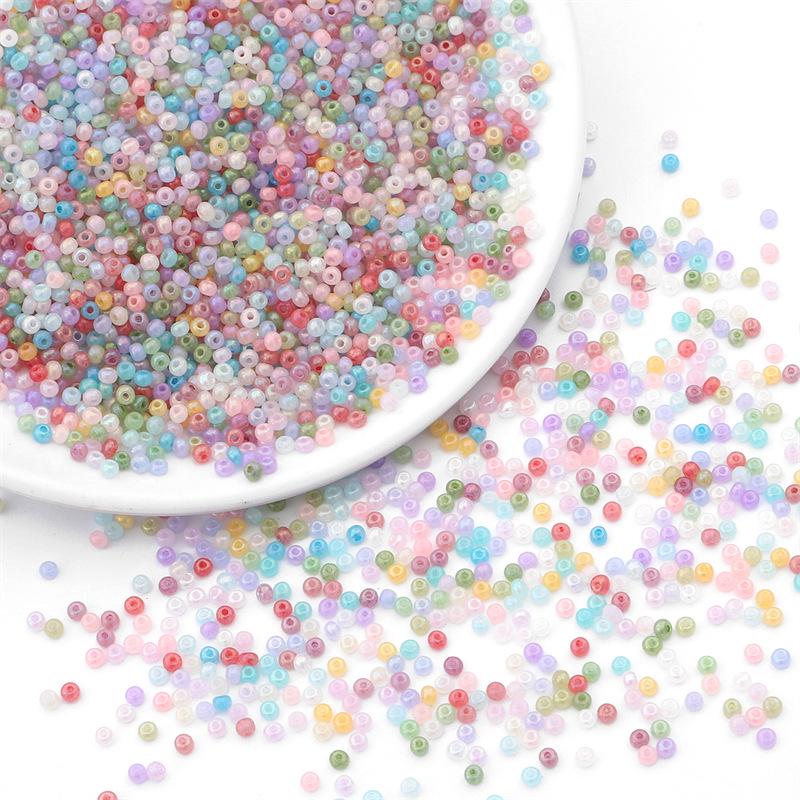 High-Quality Iridescent Glass Rice Beads Jewelry for DIY Bracelets and Necklaces 2mm Hole 0.8mm 10g/Bag 660 Pieces
High-Quality Iridescent Glass Rice Beads Jewelry for DIY Bracelets and Necklaces 2mm Hole 0.8mm 10g/Bag 660 Pieces