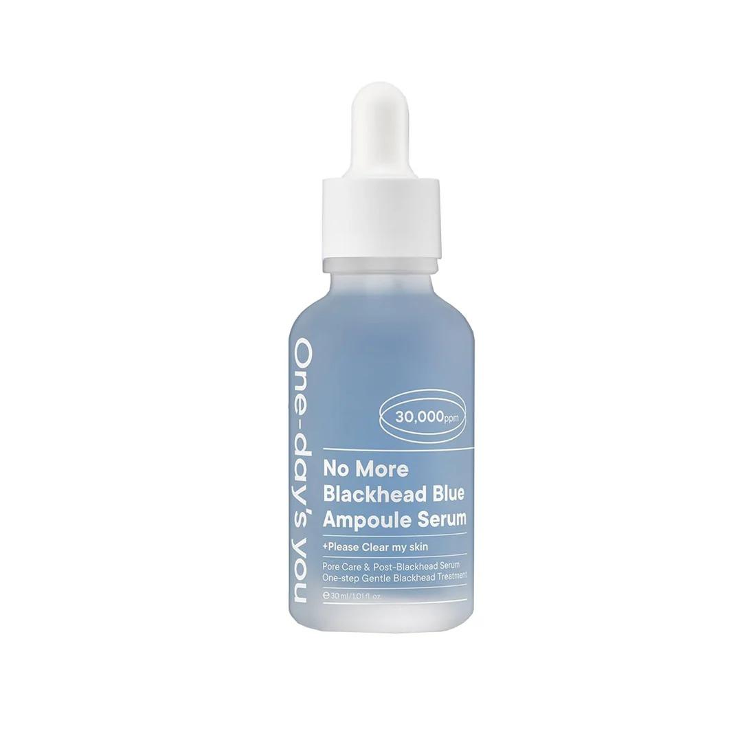 One-day s you No More Blackhead Blue Ampoule Serum Pore Tightening & Sebum Control 30ml
One-day s you No More Blackhead Blue Ampoule Serum Pore Tightening & Sebum Control 30ml
