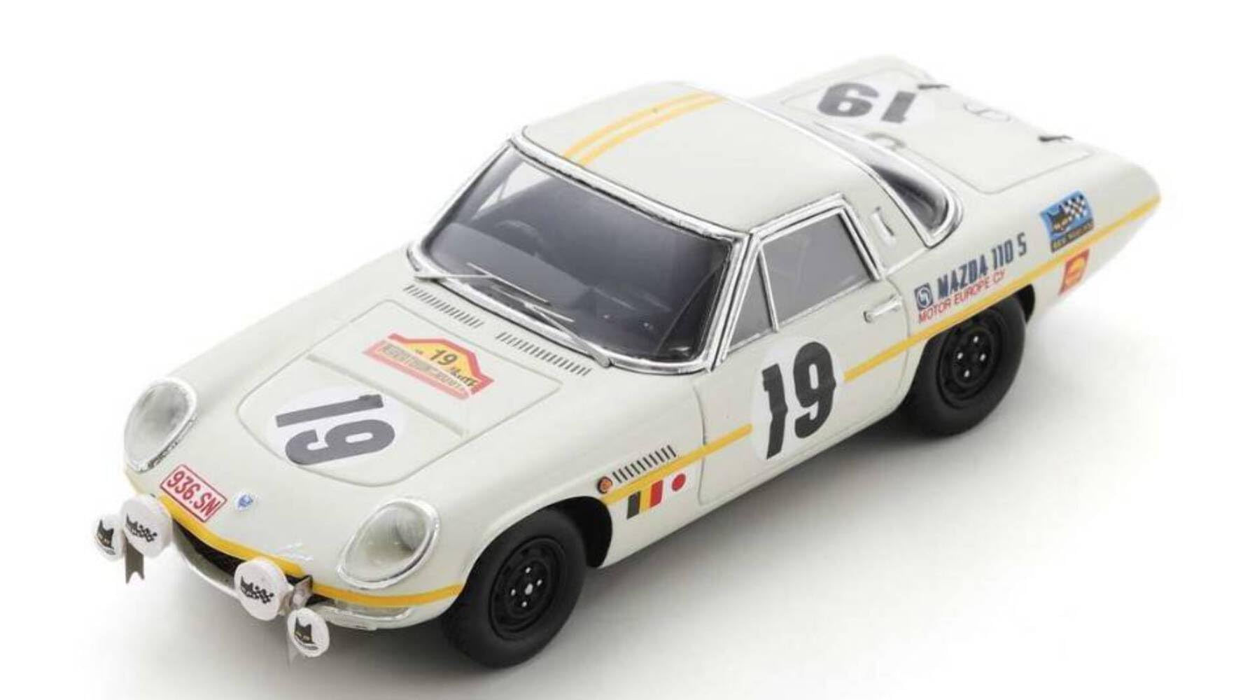 Spark Mazda Cosmo Sport 110S 1968 Marathon de la Route 84H Нюрбургринг 1/43 № 19 Л.Дернье/Ю.Депрез/Ж.П.Акерманс
Spark Mazda Cosmo Sport 110S 1968 Marathon de la Route 84H Нюрбургринг 1/43 № 19 Л.Дернье/Ю.Депрез/Ж.П.Акерманс