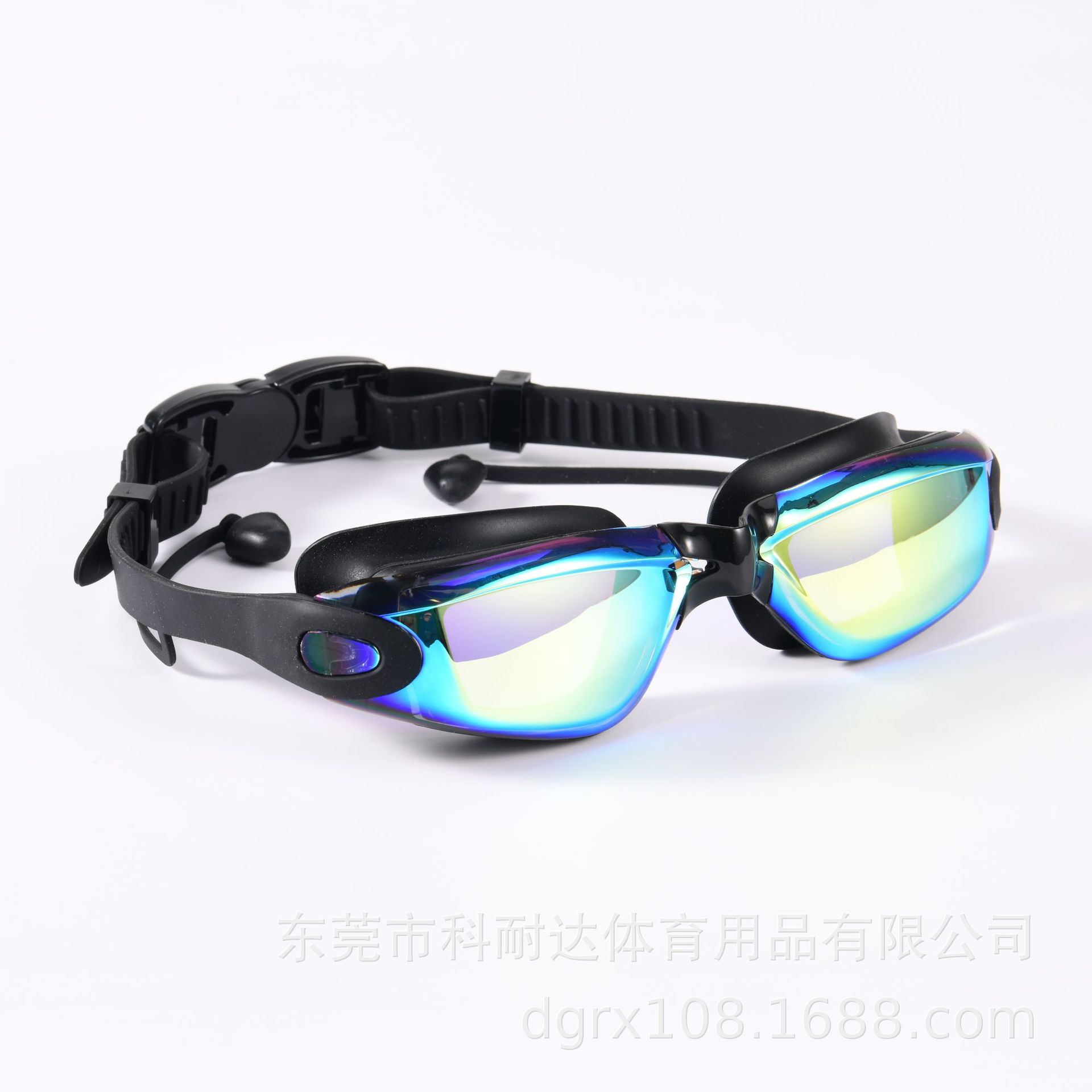 Directly supplied silicone colorful swimming goggles for adults, new model One-piece earplug electroplated anti-fog swimming goggles Black gold-plated
Directly supplied silicone colorful swimming goggles for adults, new model One-piece earplug electroplated anti-fog swimming goggles Black gold-plated