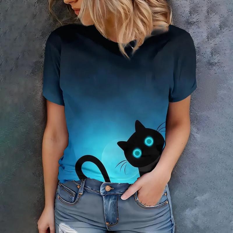 Fashion Women s Crew Neck T-Shirt Animal Short Sleeve 3D Animal Short Sleeve Comfortable Short Sleeve XS
Fashion Women s Crew Neck T-Shirt Animal Short Sleeve 3D Animal Short Sleeve Comfortable Short Sleeve XS