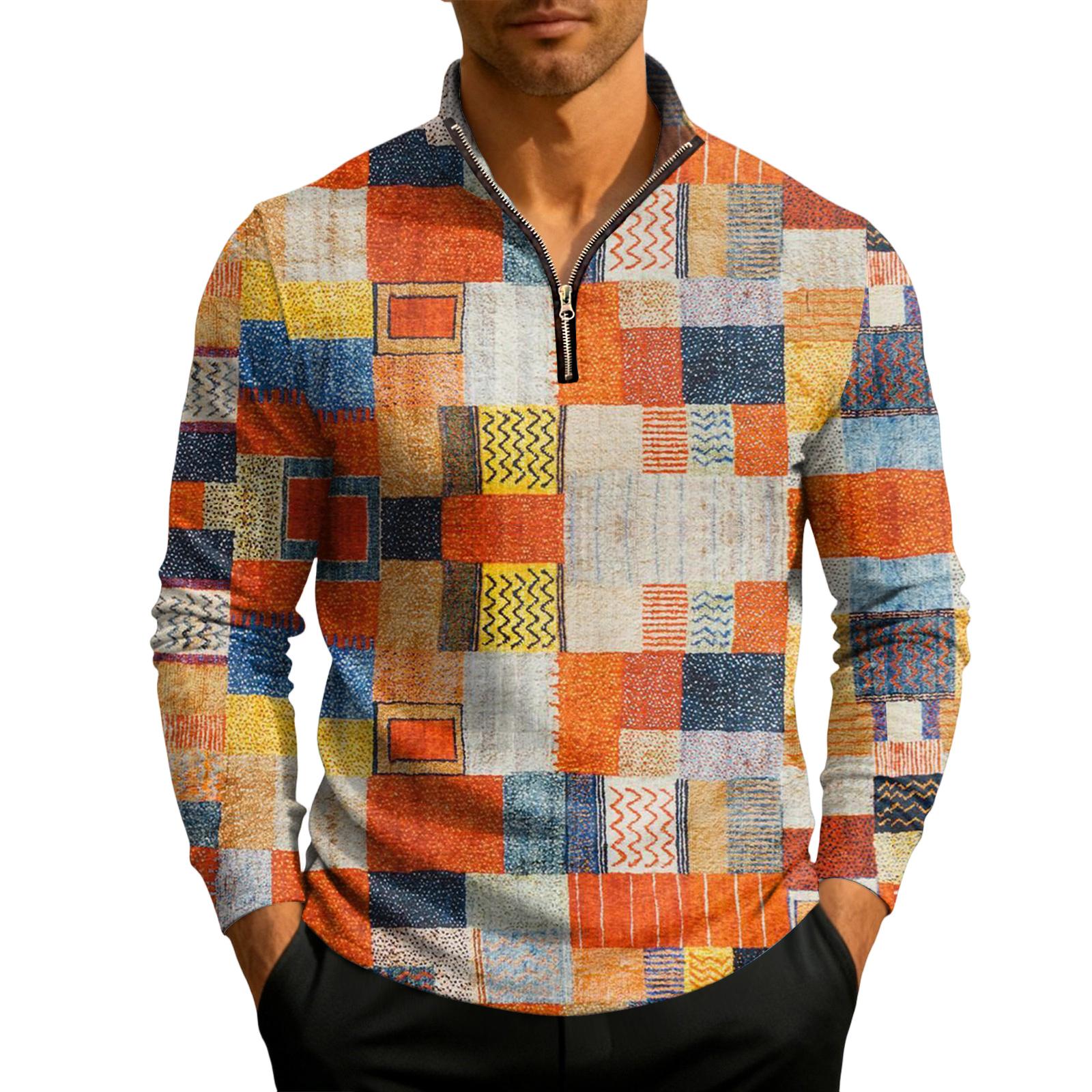 Мужской вязаный пуловер на молнии до середины груди со стойкой XL оранжевый
Мужской вязаный пуловер на молнии до середины груди со стойкой XL оранжевый