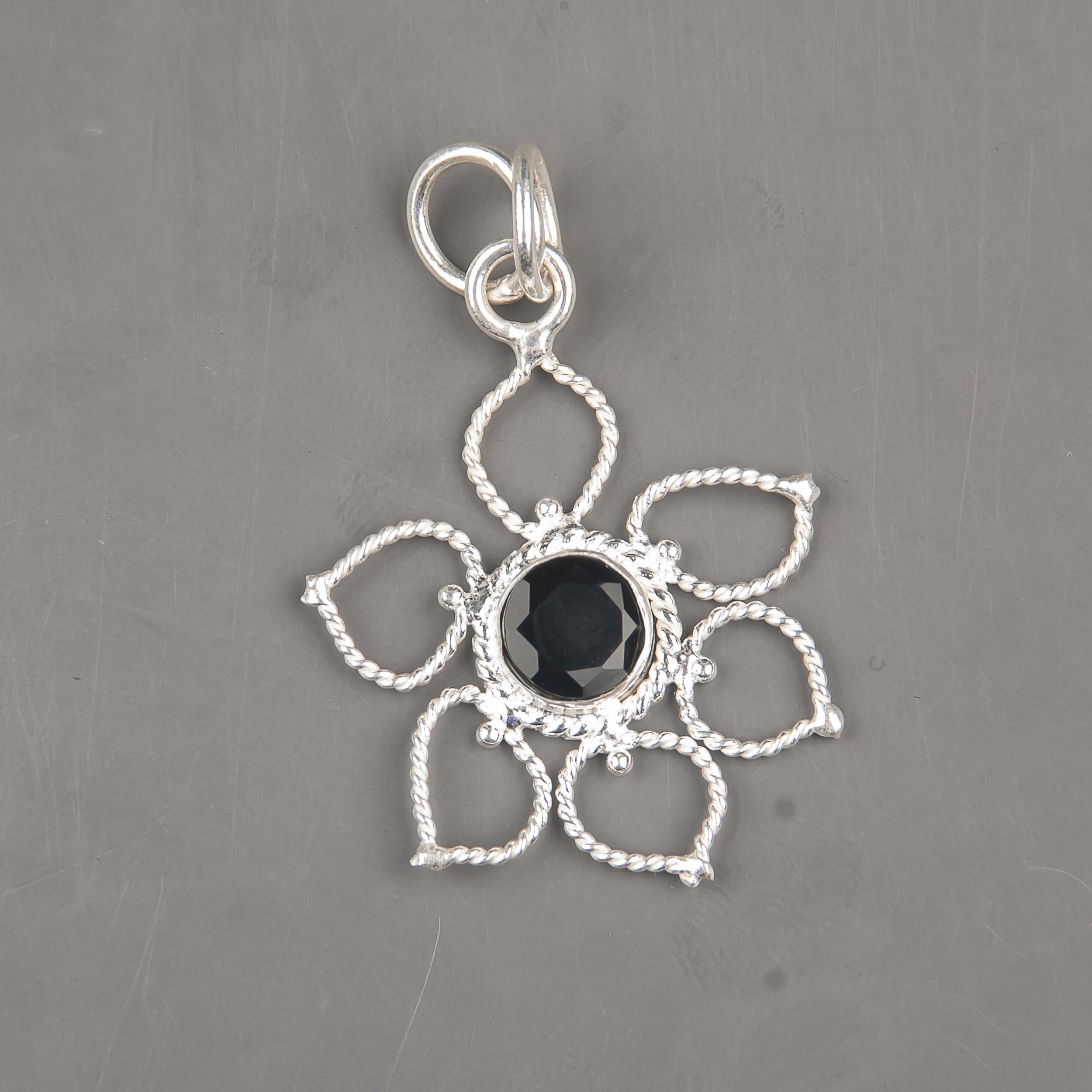 Faceted Black Onyx Gemstone Pendant, handmade Gorgeous Pendant, 925 Sterling Silver Pendant, Beautiful Spiritual Jewelry For Gift 1.44 inches чорний
Faceted Black Onyx Gemstone Pendant, handmade Gorgeous Pendant, 925 Sterling Silver Pendant, Beautiful Spiritual Jewelry For Gift 1.44 inches чорний