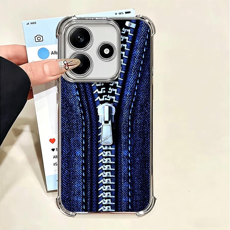 Retro Zipper Jeans Pattern Soft Phone Case For Xiaomi Poco X7 X8 Pro Max X6 X5 X3 F8 Ultra F7 M8 M7 M5S Redmi 15C 15A 15 14C 13C Xiaomi Redmi 12C
Retro Zipper Jeans Pattern Soft Phone Case For Xiaomi Poco X7 X8 Pro Max X6 X5 X3 F8 Ultra F7 M8 M7 M5S Redmi 15C 15A 15 14C 13C Xiaomi Redmi 12C