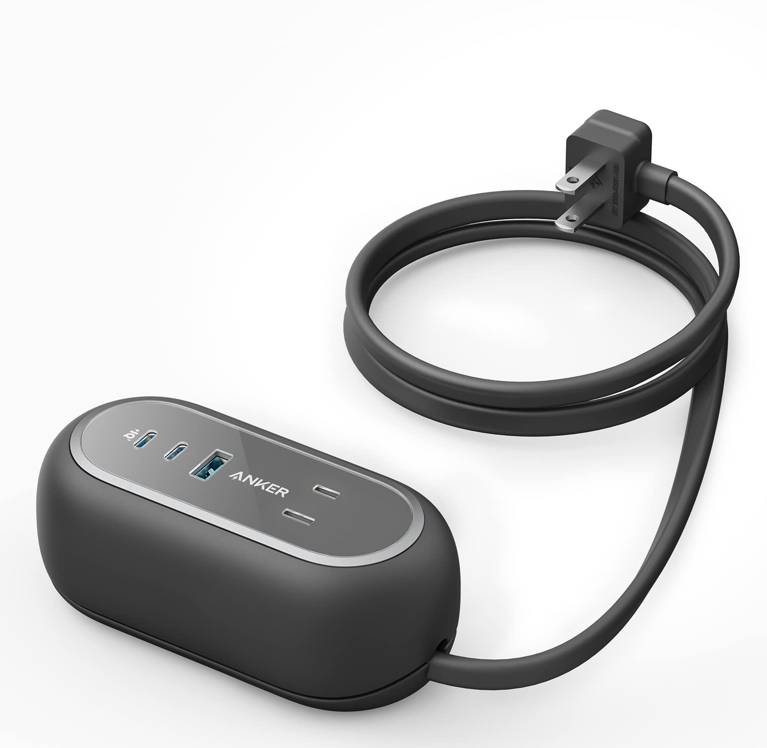 Подовжувач подовжувача Anker 615 USB Power Strip (GaNPrime 65 Вт) (Шнур USB) (чорний) чорний
Подовжувач подовжувача Anker 615 USB Power Strip (GaNPrime 65 Вт) (Шнур USB) (чорний) чорний