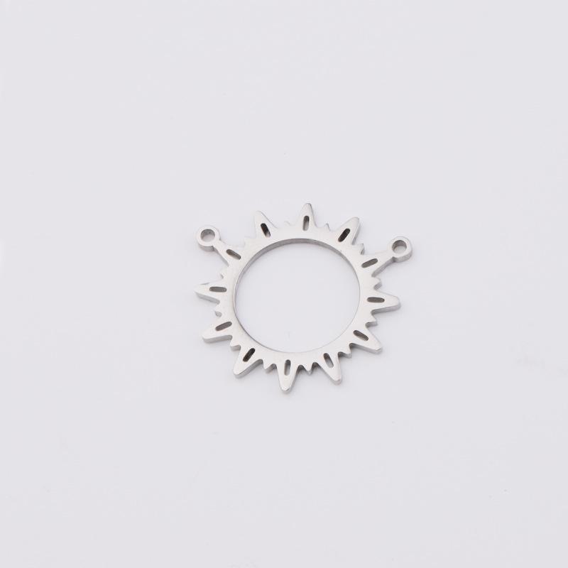 Дзеркальна підвіска з титанової сталі – круглий сонячний дизайн із подвійними отворами для ювелірних виробів своїми руками
Дзеркальна підвіска з титанової сталі – круглий сонячний дизайн із подвійними отворами для ювелірних виробів своїми руками