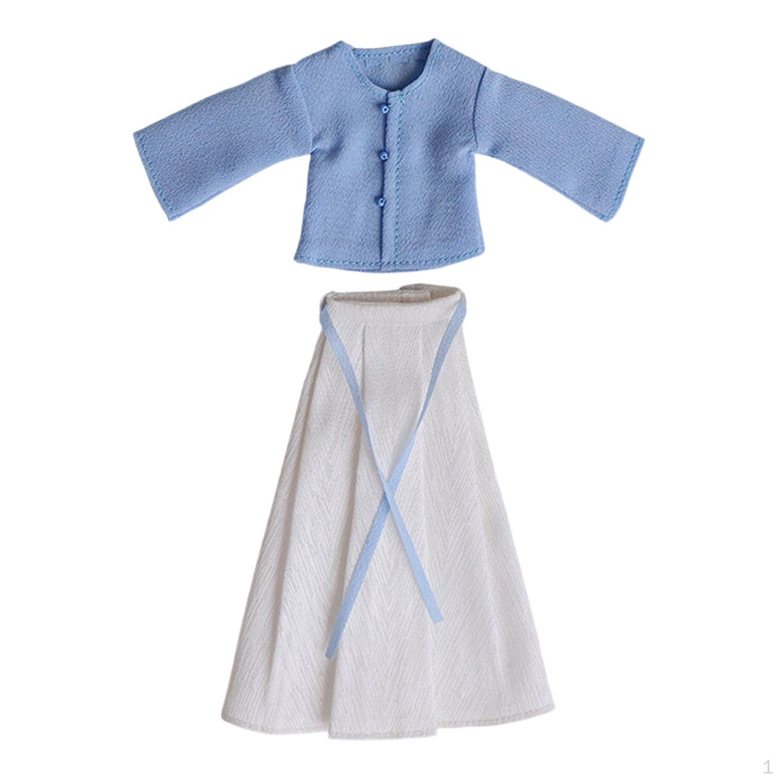 1/ Doll Skirt Set, Miniature Action Figure, Mamianqun Accessory, Dress, Toy Skirt, Blue Coat
1/ Doll Skirt Set, Miniature Action Figure, Mamianqun Accessory, Dress, Toy Skirt, Blue Coat