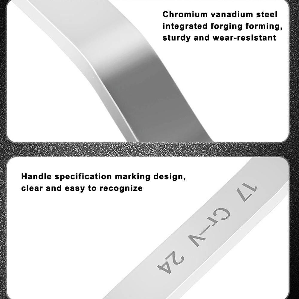 DualHead 17mm 24mm Motorcycle Oil Drain Screw Removal Wrench Motorcycle Reparing Wrench Hexagonal Wrench Hand Tool серебряный
DualHead 17mm 24mm Motorcycle Oil Drain Screw Removal Wrench Motorcycle Reparing Wrench Hexagonal Wrench Hand Tool серебряный