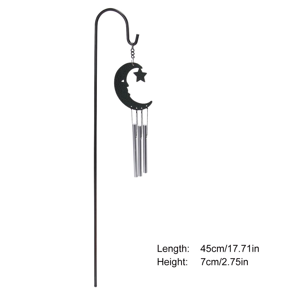 Premium Metal Black Creative Wind Chime Iron Hanging Home Decor Garden Room Metal Wind Bell Car Moon Shape Bell
Premium Metal Black Creative Wind Chime Iron Hanging Home Decor Garden Room Metal Wind Bell Car Moon Shape Bell