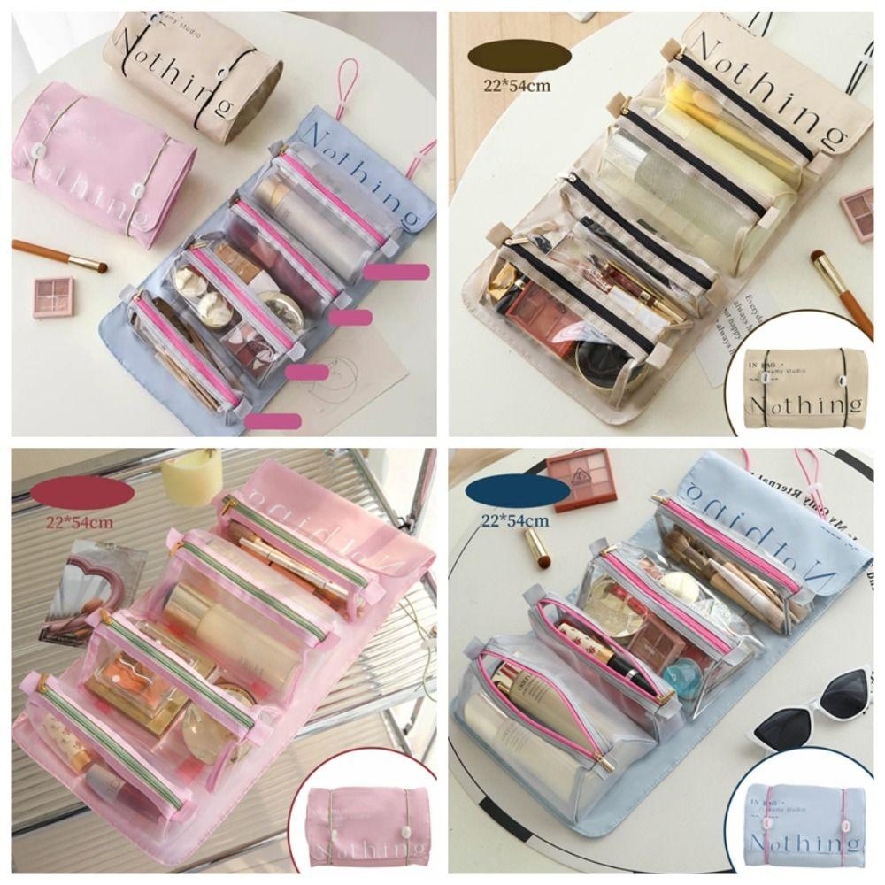 Lager Capacity Cream Color Makeup Bags Zipper Student Stationery Bag Fold Cosmetic Bag Outdoor синій
Lager Capacity Cream Color Makeup Bags Zipper Student Stationery Bag Fold Cosmetic Bag Outdoor синій