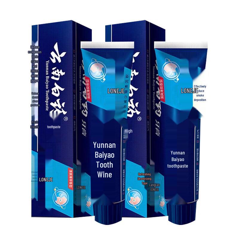 Yunnan Baiyao Langjian Professional Anti-Smoke Stain Toothpaste
Yunnan Baiyao Langjian Professional Anti-Smoke Stain Toothpaste