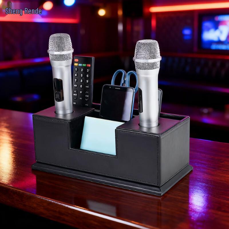 Shuangrui Creative Leather KTV Microphone & Remote Organizer
Shuangrui Creative Leather KTV Microphone & Remote Organizer