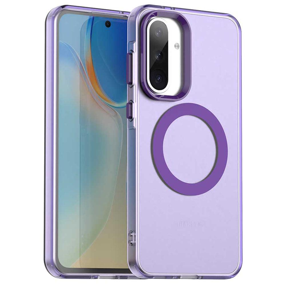 For Samsung Galaxy A36 5G/A56 5G Case Compatible with MagSafe PC+TPU+PET Anti-Drop Phone Cover Purple
For Samsung Galaxy A36 5G/A56 5G Case Compatible with MagSafe PC+TPU+PET Anti-Drop Phone Cover Purple