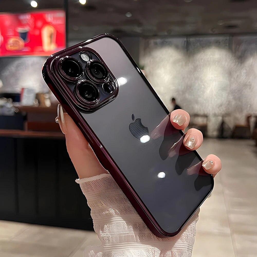 Luxury Plating Clear Case For Iphone 15 11 12 13 14 Pro Max 7 8 Plus Mini X Xr Se 2020 Phone Cases Transparent Bumper Full Cover
Luxury Plating Clear Case For Iphone 15 11 12 13 14 Pro Max 7 8 Plus Mini X Xr Se 2020 Phone Cases Transparent Bumper Full Cover