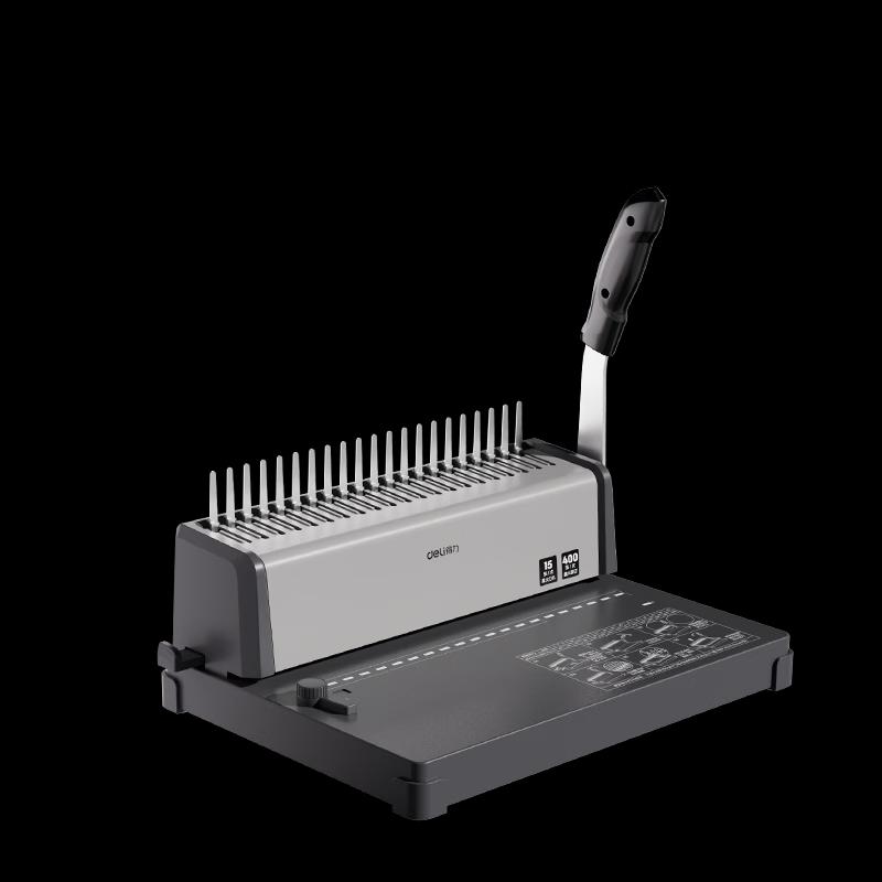 Deli 3872S 21-Hole Labor-Saving Coil/Strip Binding Machine CN plug (adapter included)
Deli 3872S 21-Hole Labor-Saving Coil/Strip Binding Machine CN plug (adapter included)
