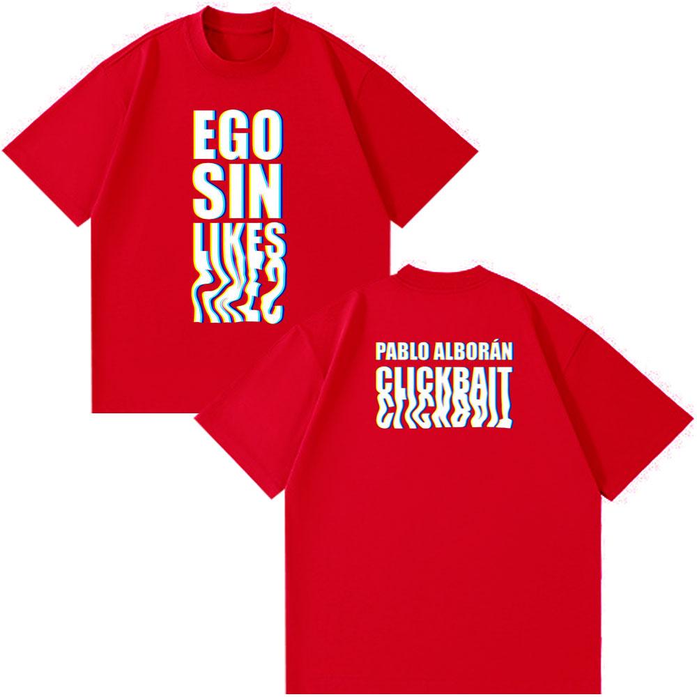 Singer Pablo Alborán Ego Sin Likes Fashion Print T Shirt Men Women Harajuku Tshirts Shortsleeved Loose Casual Hiphop TShirts S
Singer Pablo Alborán Ego Sin Likes Fashion Print T Shirt Men Women Harajuku Tshirts Shortsleeved Loose Casual Hiphop TShirts S