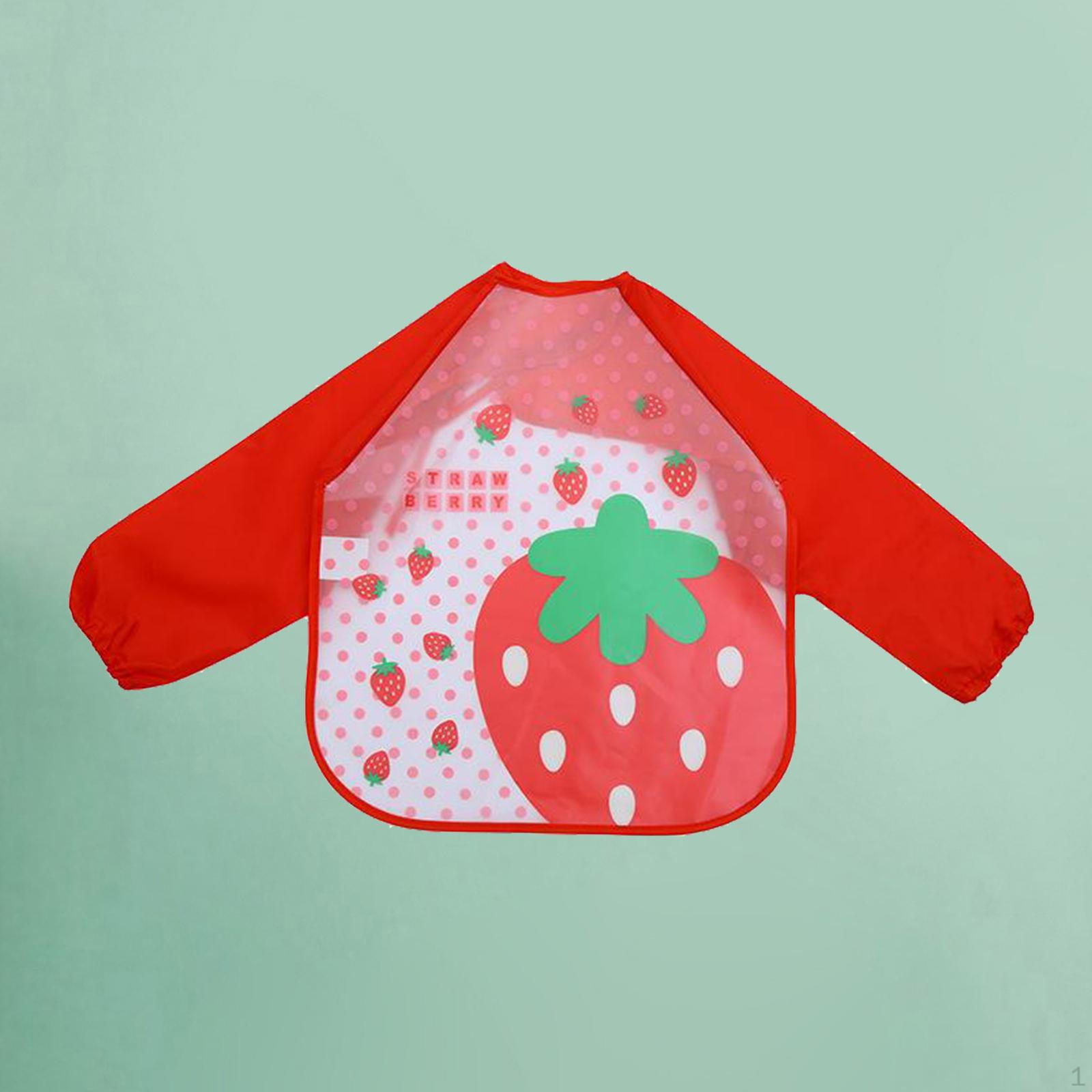 Apron Waterproof Painting Colorful Long Sleeve baby 1-5 Red Strawberry
Apron Waterproof Painting Colorful Long Sleeve baby 1-5 Red Strawberry
