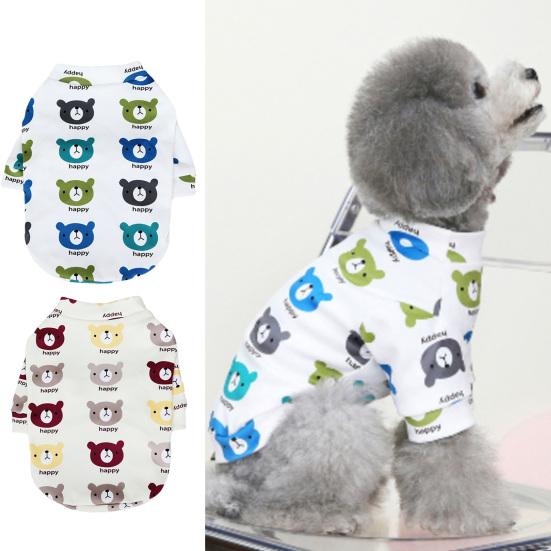 Pet Sweater Washable Durable Printing Soft Comfortable Dress Up Polyester Little Bear Appearance Pet
Pet Sweater Washable Durable Printing Soft Comfortable Dress Up Polyester Little Bear Appearance Pet