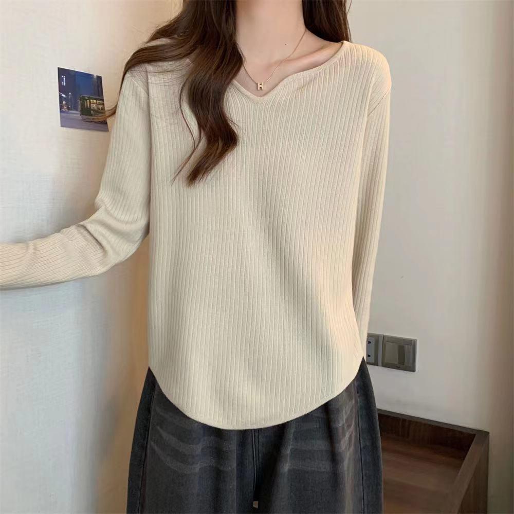 New Women s Long Sleeve V-Neck Plus Size Tummy-Covering Irregular T-shirt for Autumn/Winter S (70-90 jin) абрикосовий
New Women s Long Sleeve V-Neck Plus Size Tummy-Covering Irregular T-shirt for Autumn/Winter S (70-90 jin) абрикосовий
