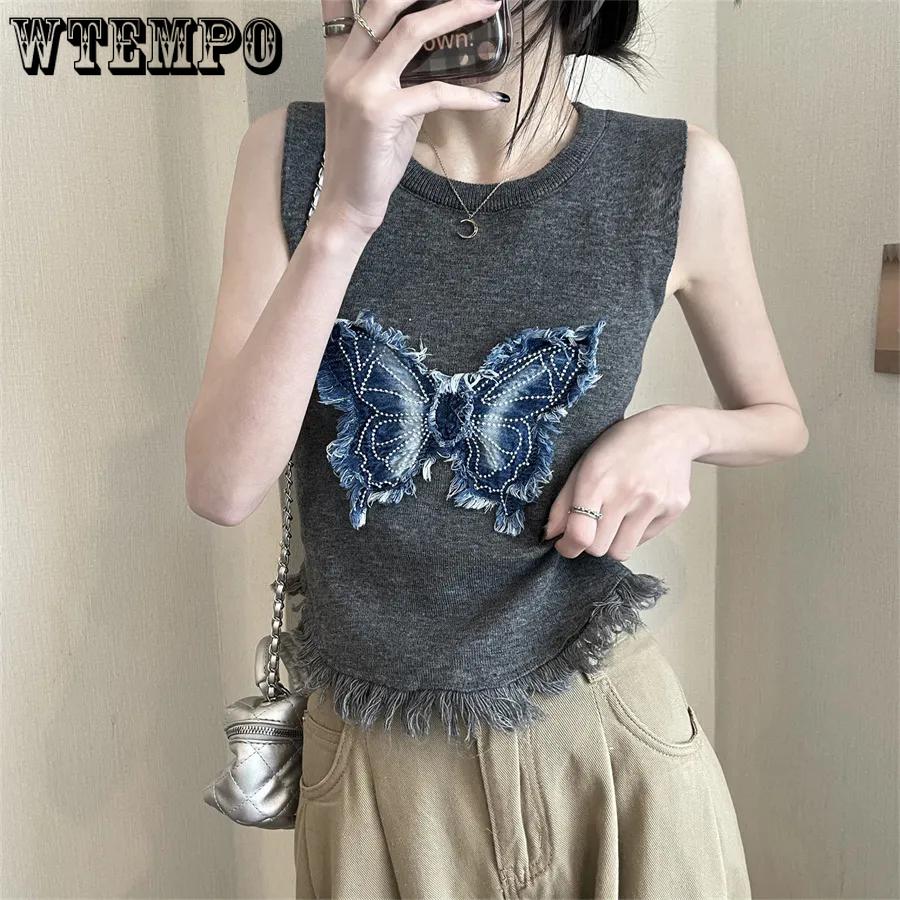 WTEMPO American Retro Butterfly Knitted Vests Women s Spring Summer Tassel Short Slim Fit Large Size Sleevelesss Tops One Size серый
WTEMPO American Retro Butterfly Knitted Vests Women s Spring Summer Tassel Short Slim Fit Large Size Sleevelesss Tops One Size серый