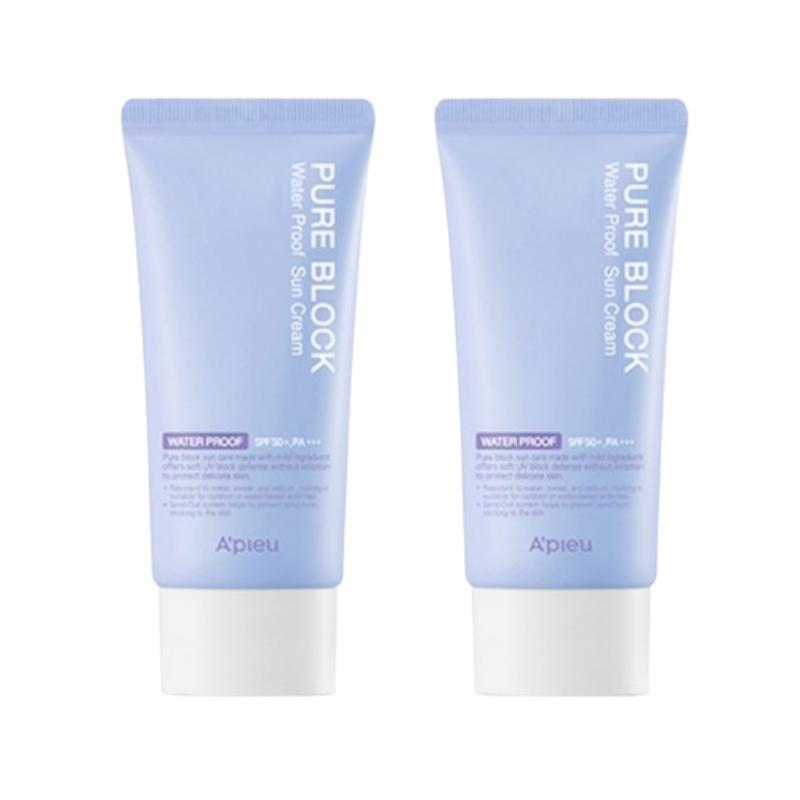 A PIEU Pure Block Natural Водостойкий солнцезащитный крем SPF50+ PA+++, корейский солнцезащитный крем для лица, 50 мл x 2-упаковка 50ml x 2-Pack
A PIEU Pure Block Natural Водостойкий солнцезащитный крем SPF50+ PA+++, корейский солнцезащитный крем для лица, 50 мл x 2-упаковка 50ml x 2-Pack