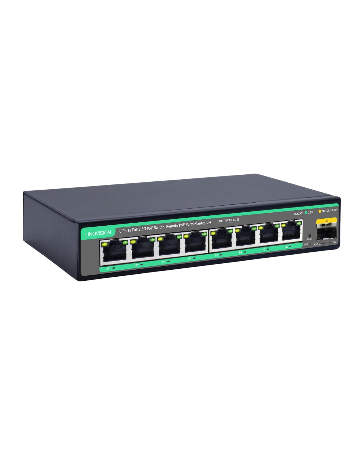 LINOVISION Remote Control Cloud Managed PoE 10G SFP PoE Budget High Speed Network for Online WiFi 6 Office 2.5G Switch, Uplink, 130W, IEEE802.3af/at,
LINOVISION Remote Control Cloud Managed PoE 10G SFP PoE Budget High Speed Network for Online WiFi 6 Office 2.5G Switch, Uplink, 130W, IEEE802.3af/at,
