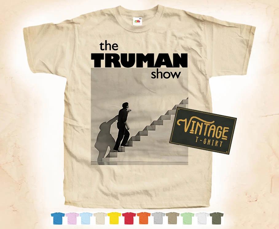 Black Print THE TRUMAN SHOW T-SHIRT Tee Vintage Poster 12 Colors S-5XL 3XL
Black Print THE TRUMAN SHOW T-SHIRT Tee Vintage Poster 12 Colors S-5XL 3XL