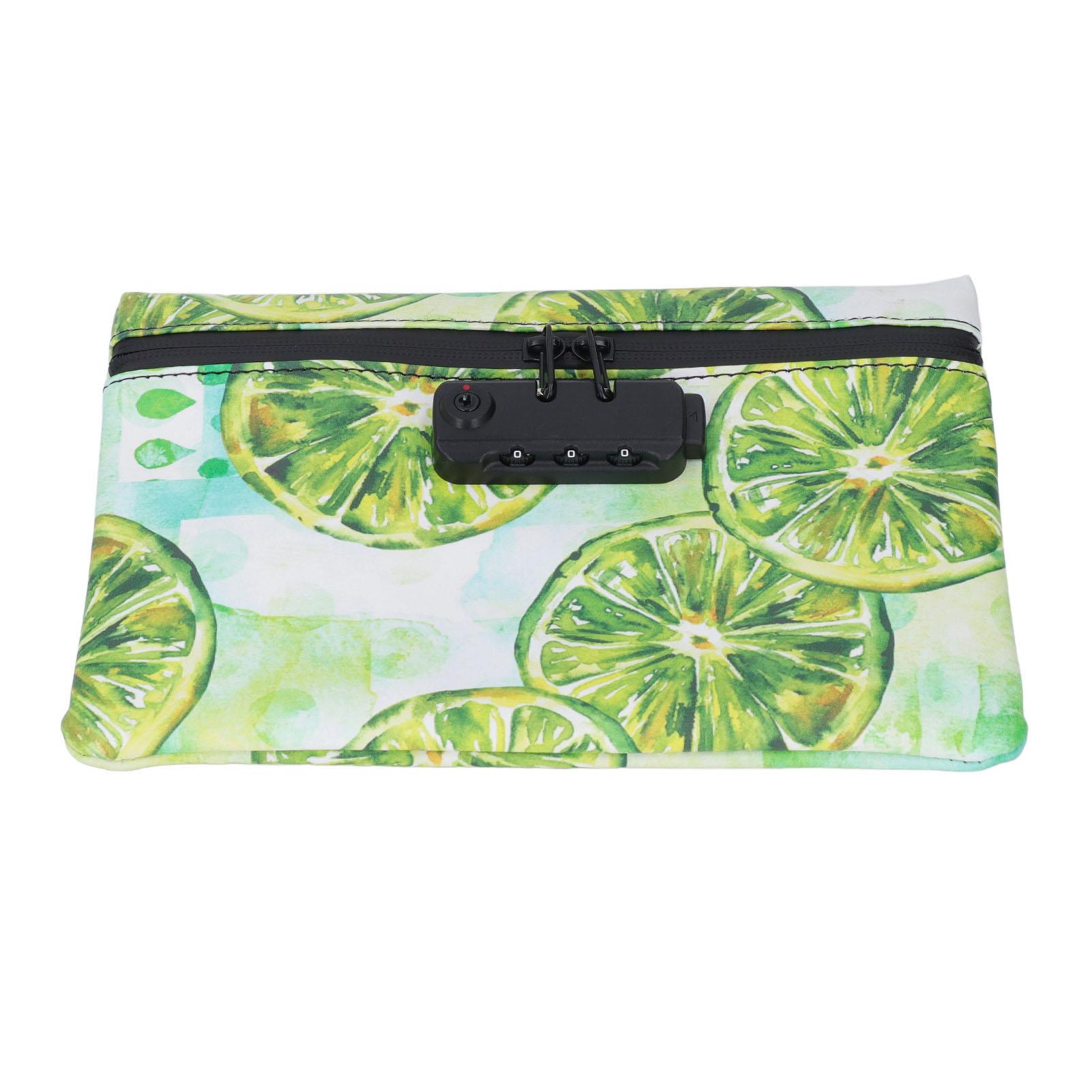 Printed Smell Proof Bag with Combination Lock Activated Carbon Lining Odor Proof Stash Bag Case Container for Travel Storage
Printed Smell Proof Bag with Combination Lock Activated Carbon Lining Odor Proof Stash Bag Case Container for Travel Storage