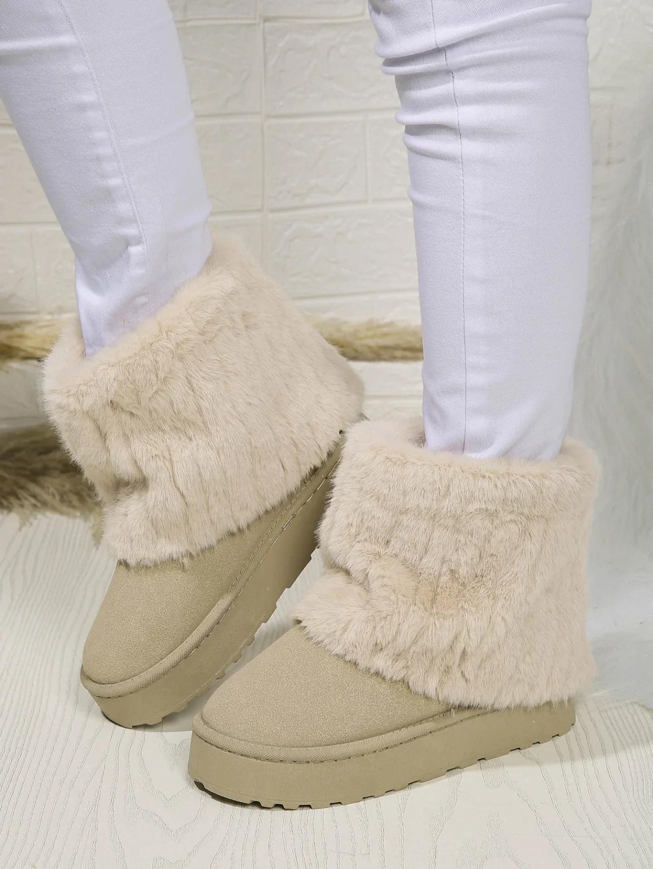Winter Women Boots Suede Thermal Sleeves Keep Warm Mid-Calf Snow Boots Ladies Comfortable Platform Shoes Zapatos Mujer Size 44 36 хаки
Winter Women Boots Suede Thermal Sleeves Keep Warm Mid-Calf Snow Boots Ladies Comfortable Platform Shoes Zapatos Mujer Size 44 36 хаки