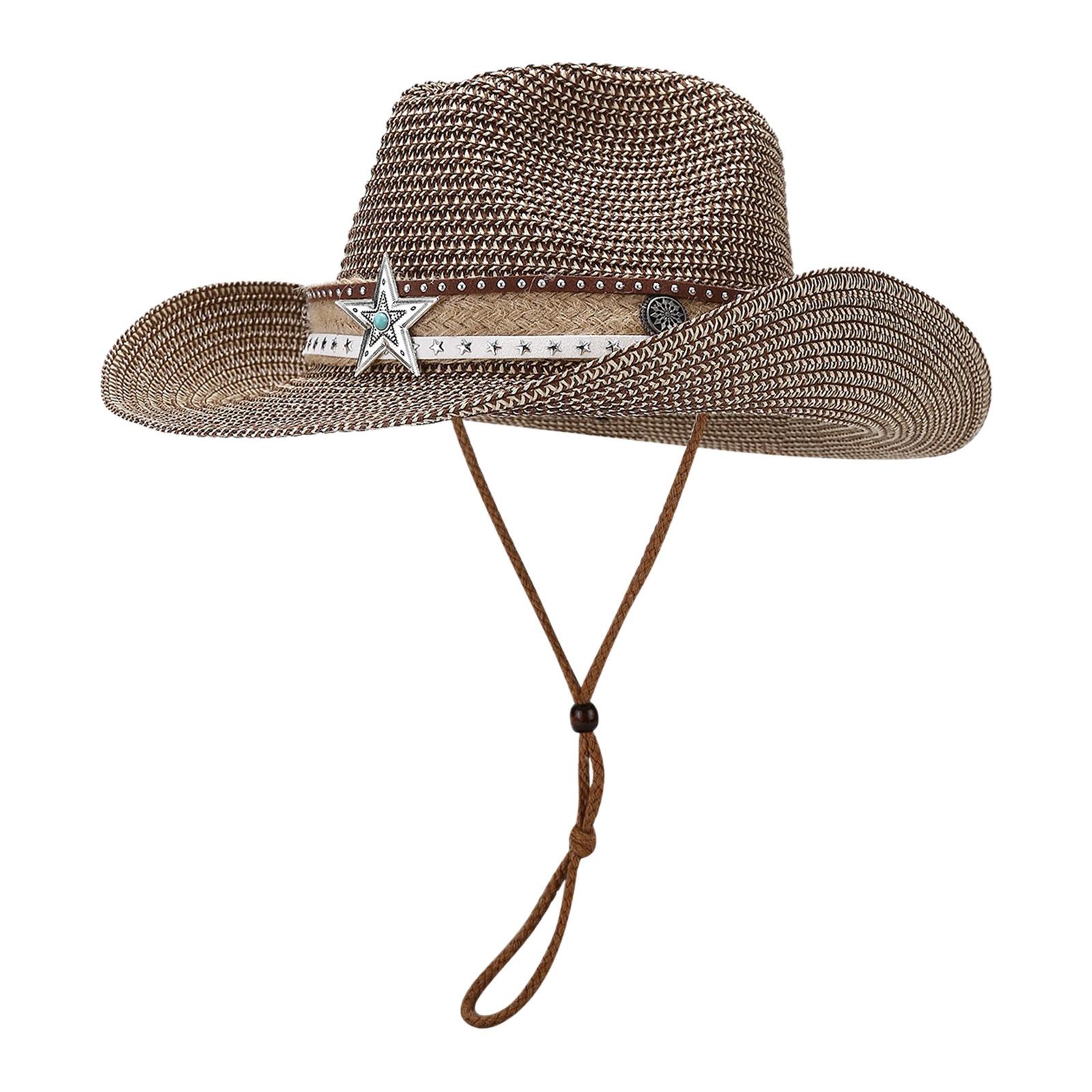 Hand Weaving Sun Hat Holiday Cowboy Straw Hat with Adjustable Chin Rope Beach Hat for Adult Teen Hat Weaving Sun Hat коричневый
Hand Weaving Sun Hat Holiday Cowboy Straw Hat with Adjustable Chin Rope Beach Hat for Adult Teen Hat Weaving Sun Hat коричневый