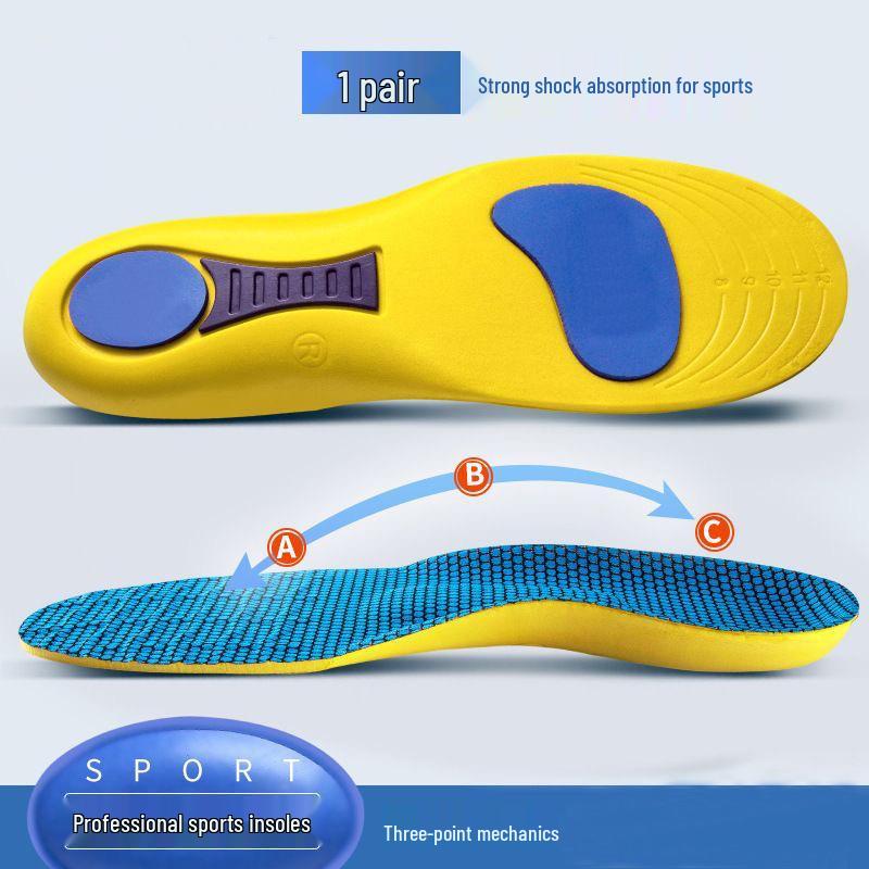 High Elastic EVA Breathable Shock-Absorbing Shoe Insoles for Flat Feet Arch Support 45-46
High Elastic EVA Breathable Shock-Absorbing Shoe Insoles for Flat Feet Arch Support 45-46