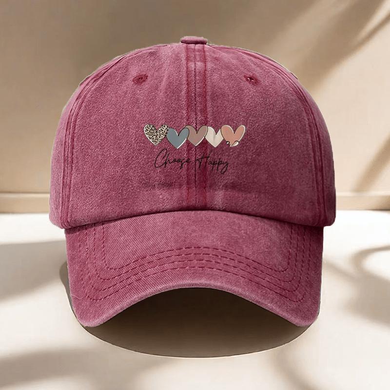 1pc Heart and Joy Print Baseball Cap Adjustable Solid Color Dad Hat Hiking Cap Perfect for Outdoor Sports One Size
1pc Heart and Joy Print Baseball Cap Adjustable Solid Color Dad Hat Hiking Cap Perfect for Outdoor Sports One Size