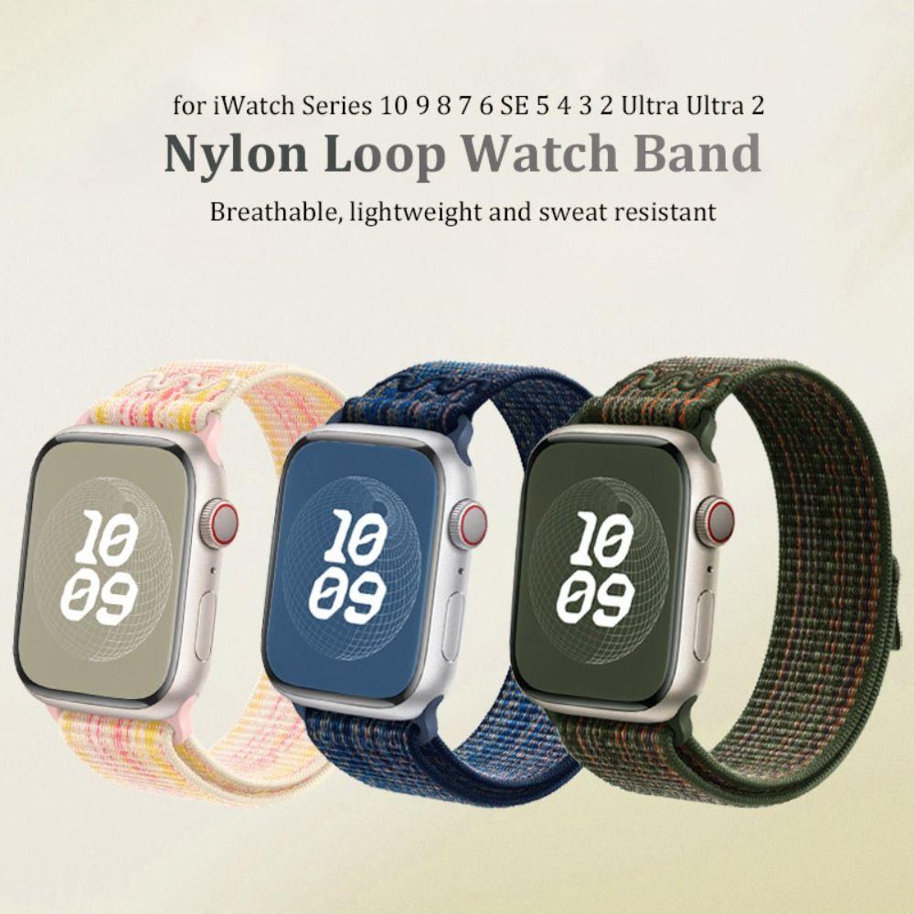 Nylon Watch Band Adjustable Wristbands for iWatch Ultra/2 Series 10/9/8/SE/7/6/5/4/3/2/1 Women Men 38/40/41/(S10)42mm сірий
Nylon Watch Band Adjustable Wristbands for iWatch Ultra/2 Series 10/9/8/SE/7/6/5/4/3/2/1 Women Men 38/40/41/(S10)42mm сірий
