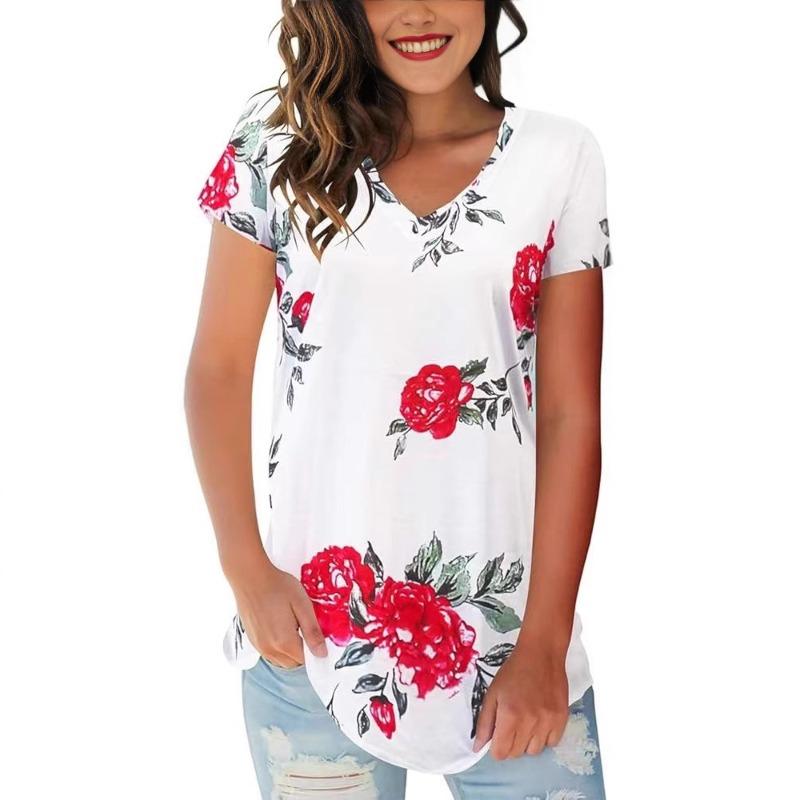 Женская футболка с короткими рукавами и V-образным вырезом, цветная цифровая печать 3D 5XL
Женская футболка с короткими рукавами и V-образным вырезом, цветная цифровая печать 3D 5XL