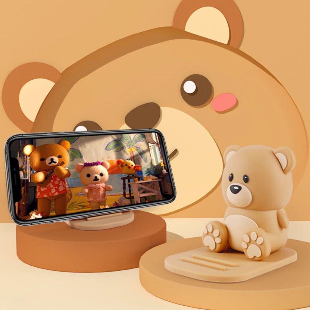 Multi-functional Cartoon Bear Model Doll Holder Bear Desk Lazy Bracket Mobile Phone Accessories Style A
Multi-functional Cartoon Bear Model Doll Holder Bear Desk Lazy Bracket Mobile Phone Accessories Style A