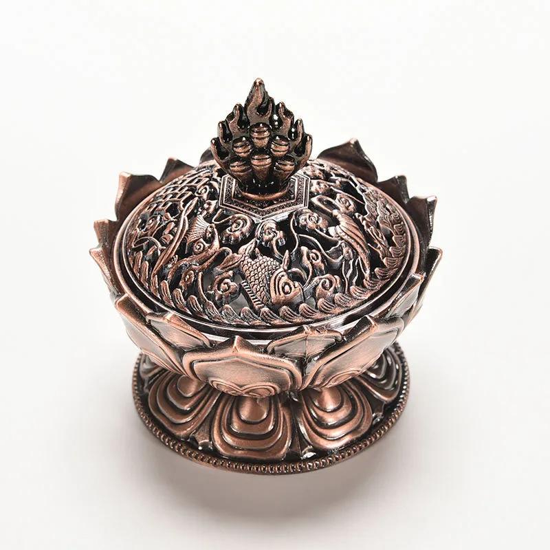 Tuhopeta Brass Lotus Flower Incense Burner Buddhism Buddha Holder Mini Sandalwood Censer Metal Craft Home Decorative Item медный красный
Tuhopeta Brass Lotus Flower Incense Burner Buddhism Buddha Holder Mini Sandalwood Censer Metal Craft Home Decorative Item медный красный