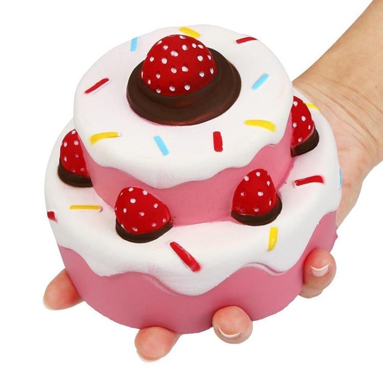 Squishy Strawberry Cake Model With Slow Rebound Pu Foam For Kids And Collectors Pink Bottom
Squishy Strawberry Cake Model With Slow Rebound Pu Foam For Kids And Collectors Pink Bottom