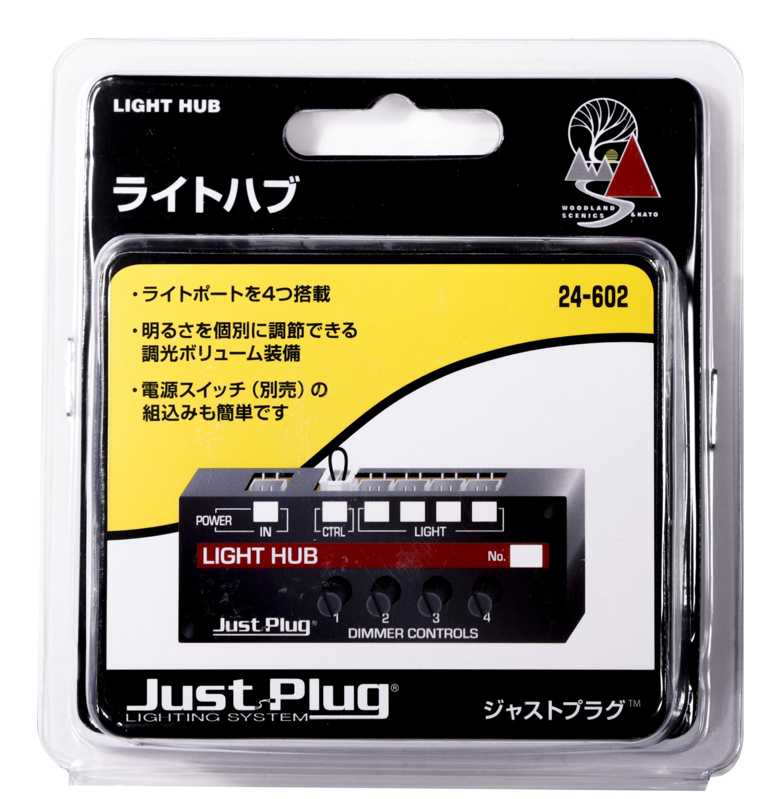 KATO Just Plug Световой хаб 24-602 Принадлежности для железной дороги-модели
KATO Just Plug Световой хаб 24-602 Принадлежности для железной дороги-модели