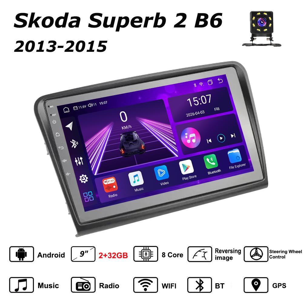 Android Car-Play Car Radio For Skoda Superb 2 B6 2013-2015 Multimedia Player Head Unit Stereo GPS Navigation BT WIFI,8 CORE ,2+32GB чорний
Android Car-Play Car Radio For Skoda Superb 2 B6 2013-2015 Multimedia Player Head Unit Stereo GPS Navigation BT WIFI,8 CORE ,2+32GB чорний