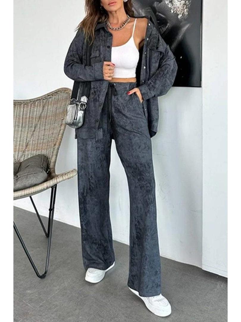 2024 Комплект повседневной футболки тай-дай и брюк широкого кроя с карманами XXL серый
2024 Комплект повседневной футболки тай-дай и брюк широкого кроя с карманами XXL серый