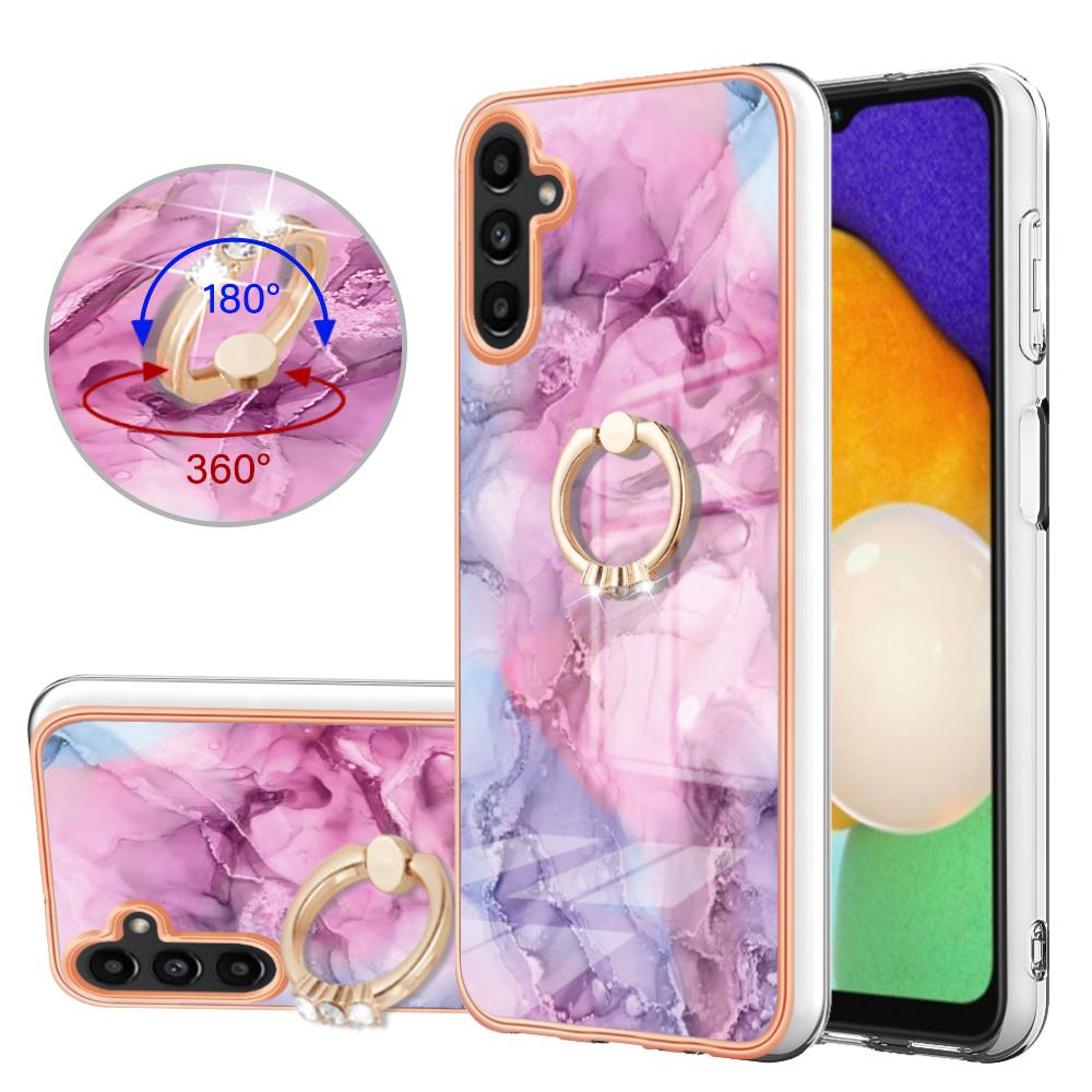 YB IMD Series-17 Style-E For Samsung Galaxy A55 5G Case 2.0mm TPU Marble Phone Cover with Ring Holder Rose
YB IMD Series-17 Style-E For Samsung Galaxy A55 5G Case 2.0mm TPU Marble Phone Cover with Ring Holder Rose